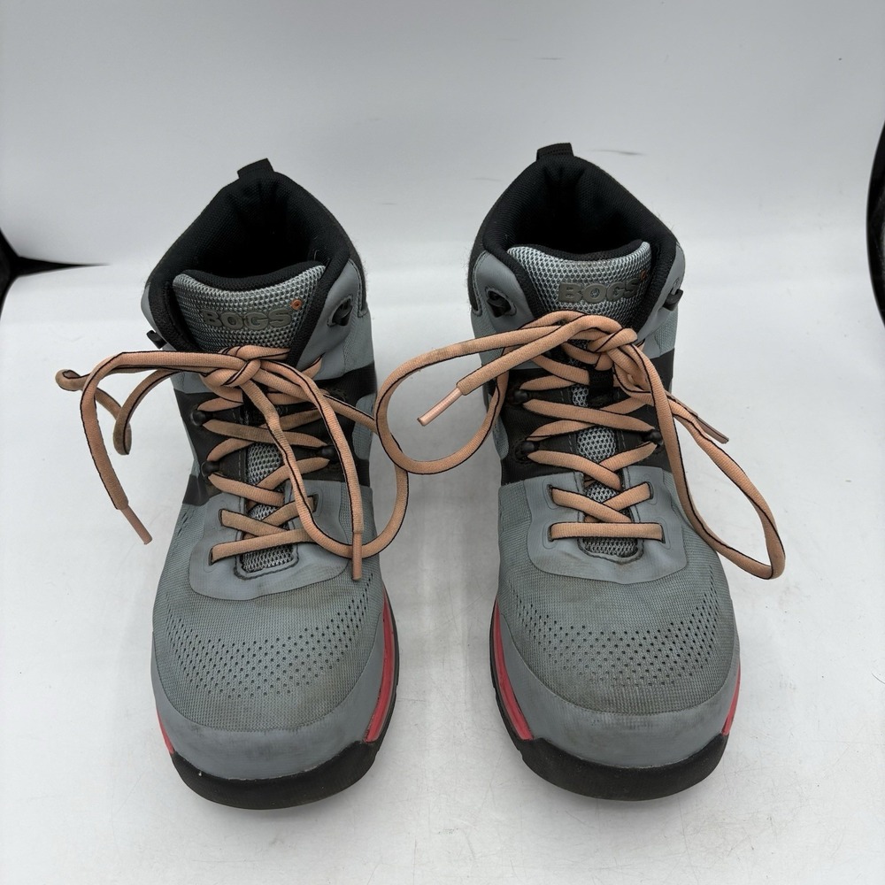Bogs Work Safety Boots Womens Size 8 Sandstone Knit Mid TR Composite Hard Toe - Picture 4 of 9